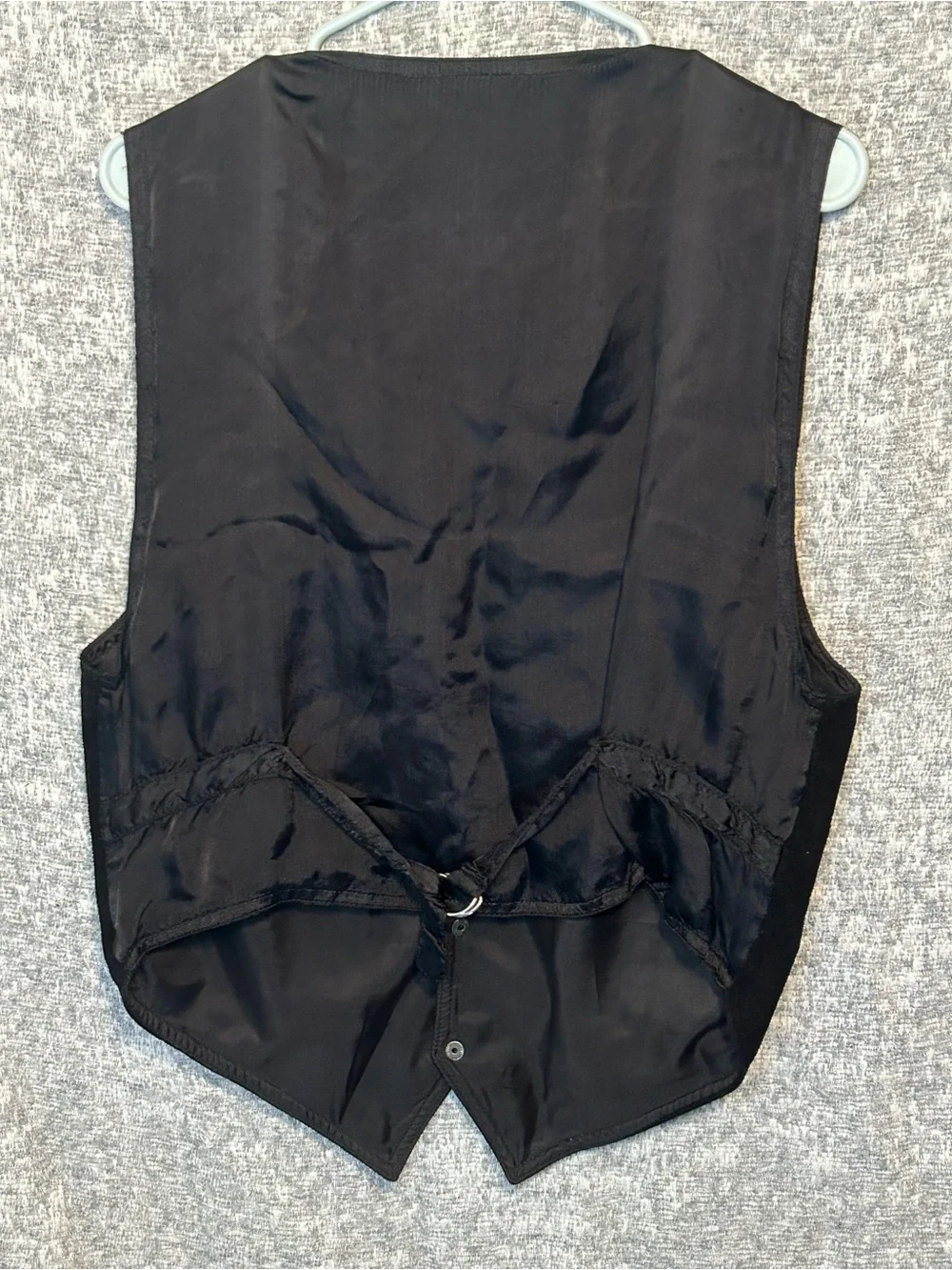 Paragraff Genuine Black Leather Men’s Vest. Medium